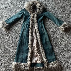 Penny lane long denim jacket